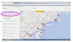 The summer travel map